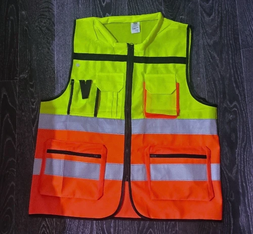 Gilet de travail fleurissant