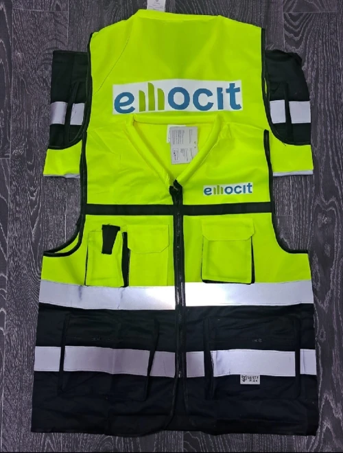 Gilet de travail fleurissant