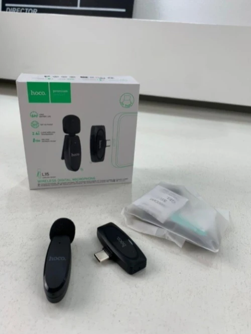 Hoco L15 Microphone Cravate Sans fil Type-C 