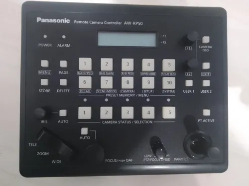 Caméra PTZ professionnel Caméra PTZ Panasonic AW-HE40SWE, avec la manette de contrôle