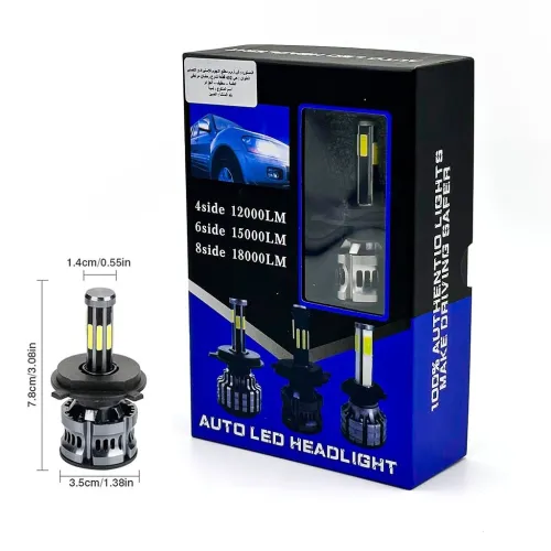 KIT Lamp de phare Kit Lampe de phare H1 LED 6 Directions 6000K - مصابيح إضاءة أمامية للسيارات