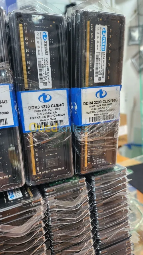 RAM DDR4 DDR3 4GO 8GO 16GO