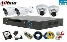 Installation Camera de surveillance Dahua Hikvision ip Coaxial