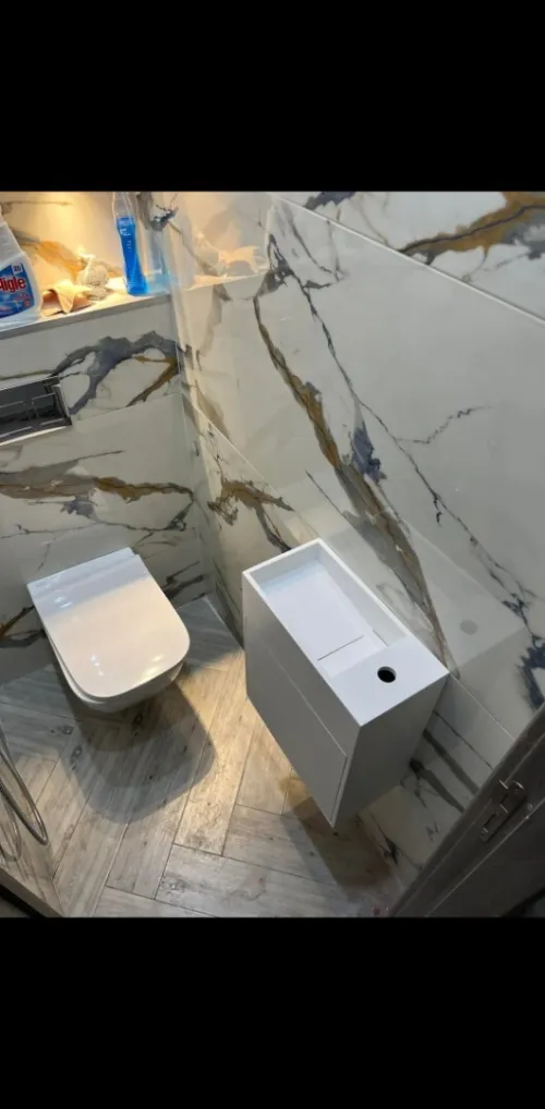 Fabrication des lave-mains  en corian Sur-mesure 
