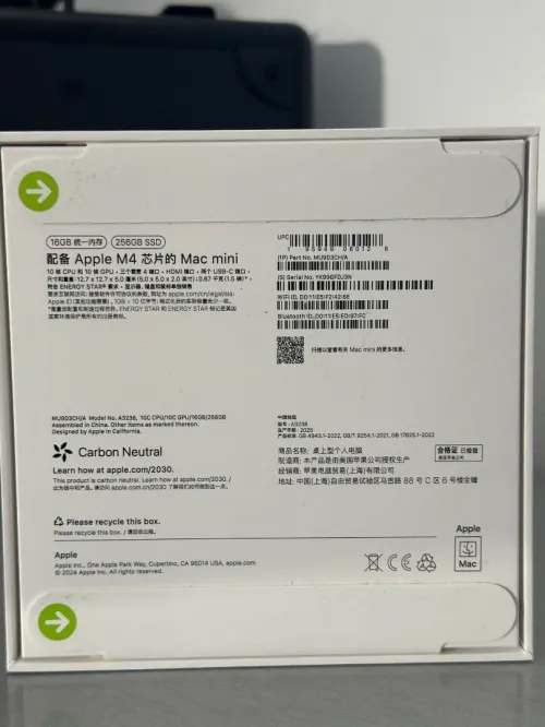 Mac mini M4 16GB 256GB SSD