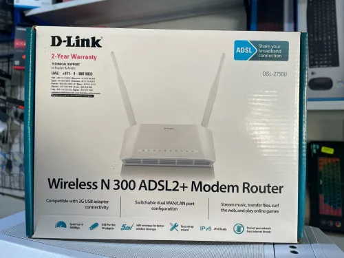 MODEM ROUTER D-LINK N300 ADSL2+ (DSL-2750U)