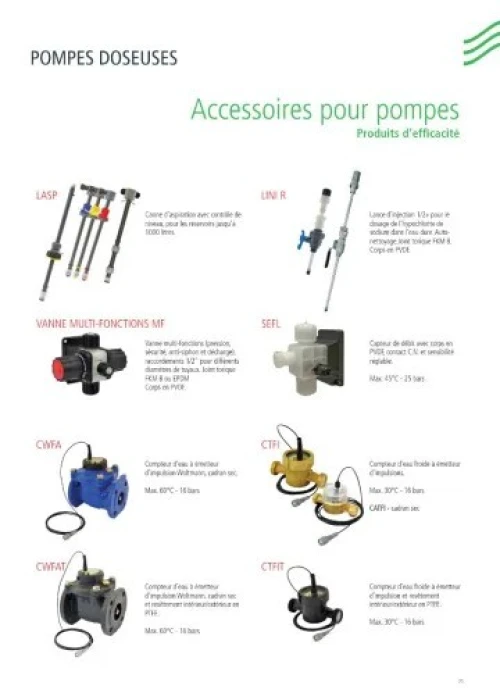 POMPE DOSEUSE ÉLÉCTROMAGNÉTIQUES | Marque: EMEC