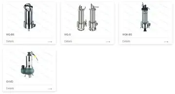 Pompes Vides caves - Drainage | Marque: GRANDFAR