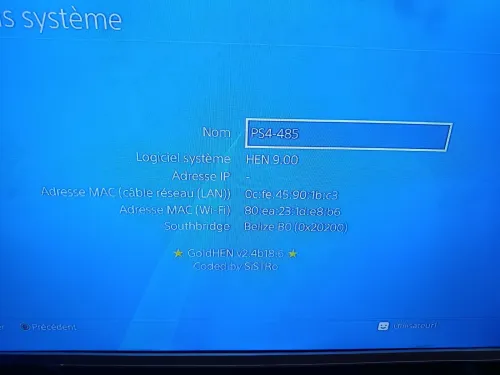 PlayStation 4 Flachée / 500 Go