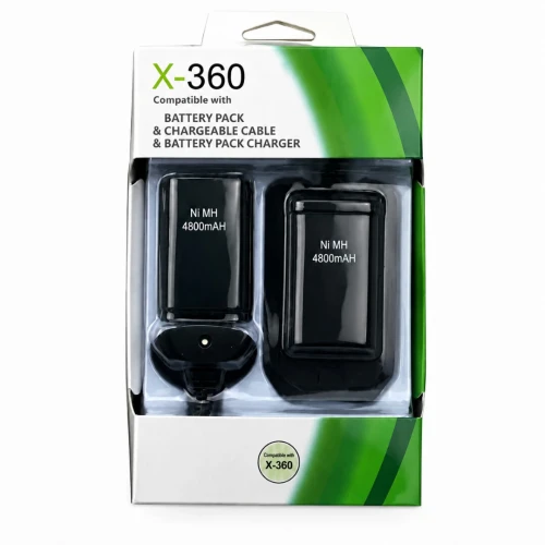 KIT CHARGE + BATTERIE MANETTE XBOX 360 /PC COPIE WIRLESS
