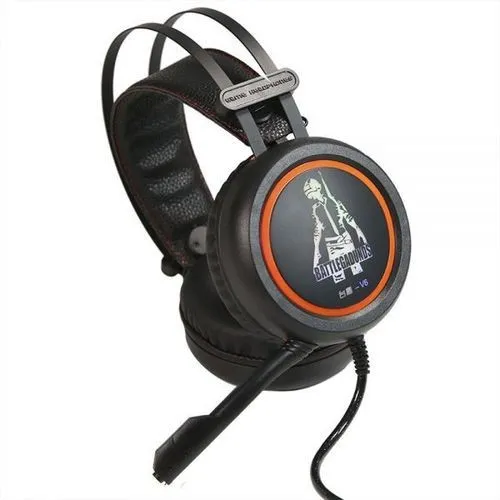 Pubg Casque De Jeux V6 Pubg Led Battleground