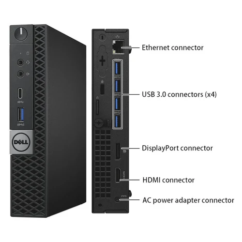 MINI PC DELL OPTIPLEX 7050  I5-6500T RAM 8GO DDR4 256GB SSD WIN 11 PRO ORG
