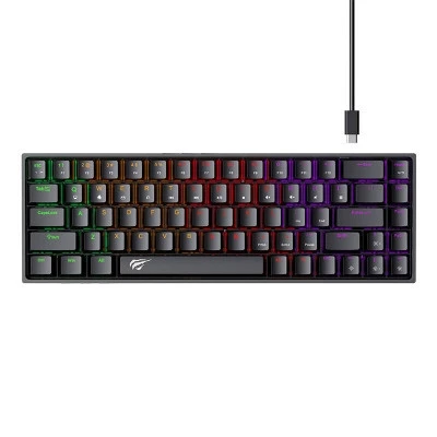 Clavier HAVIT Mécanique Compact  HAVIT KB881L à Rétroéclairage red switch