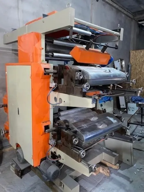 l'imprimante FLEXO pour sacs en plastique deux couleur 