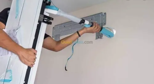 Installation  montage desmontage  climatiseur تركيبه المكيفات