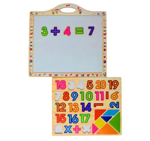 Jeu Éducatif Chiffres ,Tableau Magnétique , Apprentissage Ludique