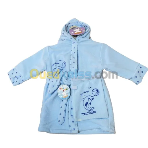 Sortie de Bain et Gant Bébé , Douceur & Confort (6 mois) 