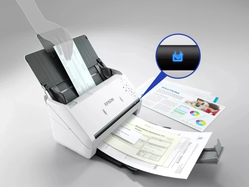 SCANNER EPSON WORKFORCE DS-770II WITH RECTO-VERSO A4 600 X 600DPIA45PPM MONO COULEUR 7000P/J USB 3.0