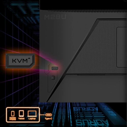 ECRAN GIGABYTE M28U 28 POUCES FOR GAMING 4K UHD 1MS 144HZ IPS HDR / HDMI 2.1 / DISPLAY PORT 1.4 