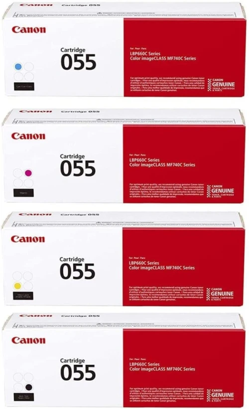 PACK TONER CANON 055 NOIR + 03 COULUER ORIGINAL