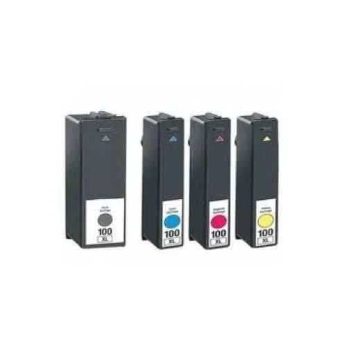 CARTOUCHE LEXMARK 100 NOIR + COULEUR COMPATIBLE DOUBLE CAPACITÉ 