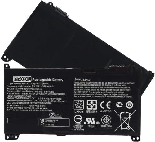 BATTERIE HP RR03XL - PR03XL FOR HP PROBOOK 430 440 450 455 470 G4 MT20 HIGH COPY / ORIGINAL