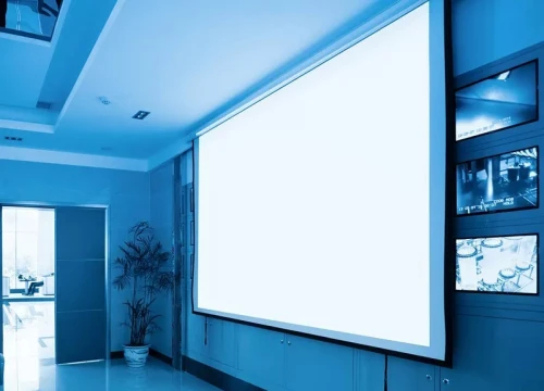 ECRAN DE PROJECTION FOR DATA SHOW MANUEL/TRIPIED/MOTORISE