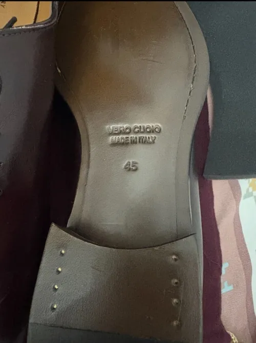 Chaussures véritable cuir italien