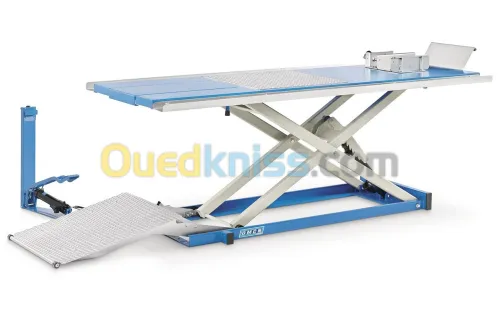 PONT ELEVATEUR POUR MOTO 500Kg HYDRAUPNEUMATIQUE OMCN