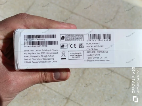Honor Pad 10 5G 1 Sim
