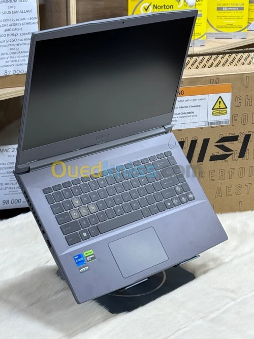 MSI THIN 15 B13UC I5 13420H 16GO 512GO SSD NVIDIA GEFORCE RTX3050 4GO NEUF SOUS EMBALLAGE 