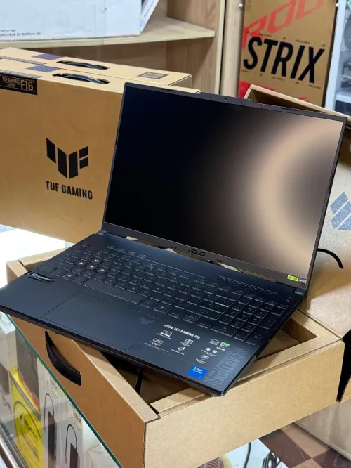 ASUS TUF GAMING F16 FX607VU CORE 5 210H 8GO 512GO SSD NVIDIA GEFORCE RTX4050 6GO NEUF SOUS EMBALLA