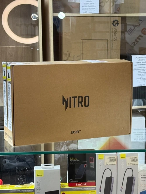 ACER NITRO V16 AI ANV16-42 AMD RYZEN 5 240 16GO 512GO SSD NVIDIA GEFORCE RTX5050 8GO GDDR7 NEUF