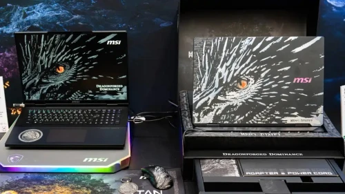 MSI TITAN 18HX EDITION DRAGON INTEL ULTRA 9 285HX 64GO 4TO SSD NVIDIA GEFORCE RTX5080 16GO NEUF 