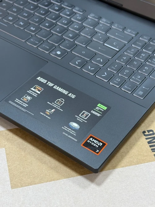ASUS TUF A16 FA608UP AMD RYZEN 7 260w 16GO 1TO SSD NVIDIA GEFORCE RTX5070 8GO GDDR7 NEUF SOUS EMBALLAGE