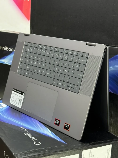 HP OMNIBOOK X FLIP 16 BE0003DX AMD RYZEN 5 220 8GO 512GO SSD 2K TACTILE NEUF SOUS EMBALLAGE 
