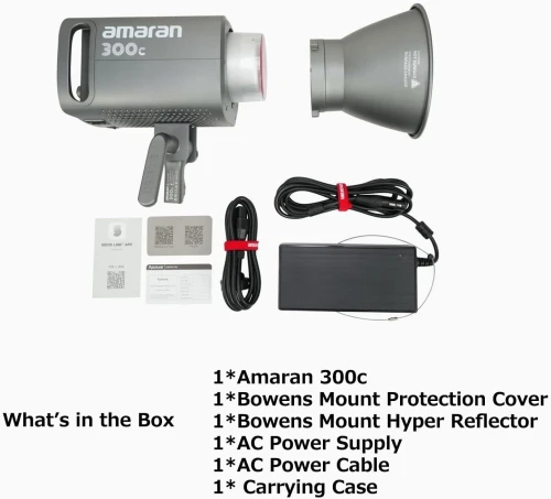 Aputure Amaran 300c LED RGBWW 2700K-7500K APP