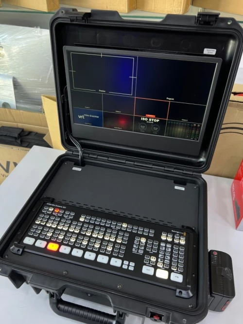 Régie vidéo mobile Blackmagic ATEM Mini Extreme ISO & Valise BSS-Case Extreme