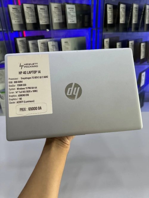 HP 4G LAPTOP 14 SnapdragonC7 8GB RAM 256GB SSD 14"