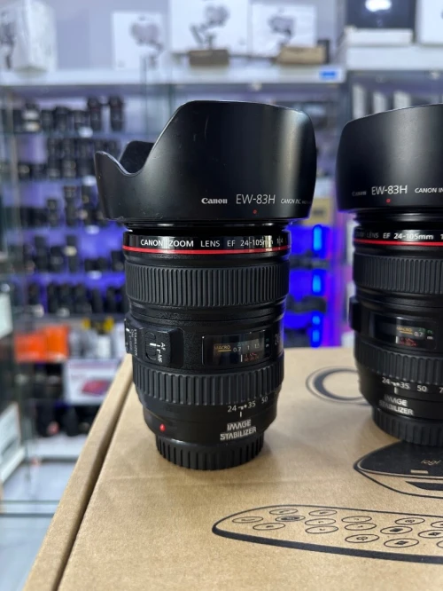 Objectif Canon EF 24-105mm F/4 L IS USM & Pare-soleil 10/10