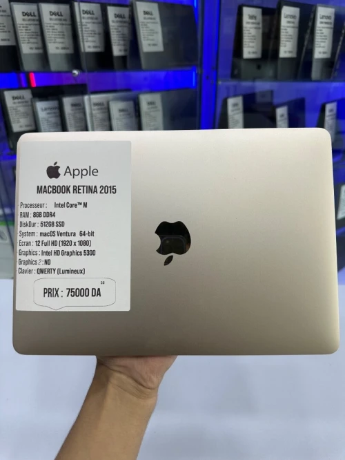 MacBook Retina 2015 8GB RAM 512GB SSD 12"