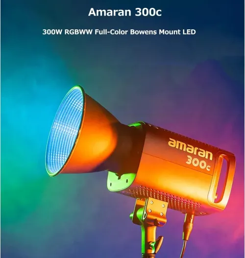 Aputure Amaran 300c LED RGBWW 2700K-7500K APP