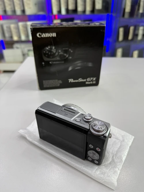 Canon PowerShot G7X Mark III Gris Compact Premium 20.1MP avec Vidéo 4K et Vlogging