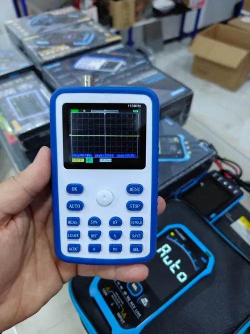 FNIRSI 1C15 110MHz 500MS/s Oscilloscope Numérique Mini Portable