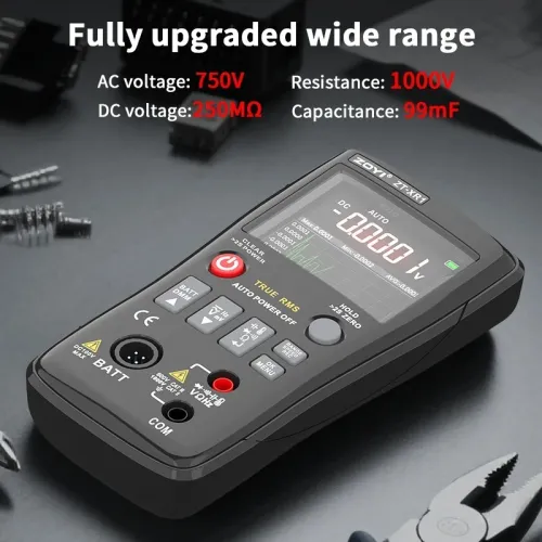 ZOYI ZT-XR1 multimètre True RMS 25000 points avec testeur de résistance interne de batterie 4 fils 1 kHz AC