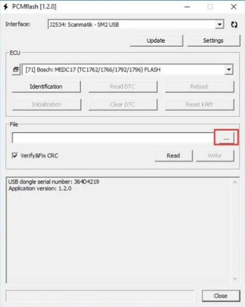 PCMFLASH Dongle 1.20 & 1.21 دونڨل تشغيل.