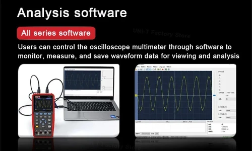 UNI-T UT81A+ Oscilloscope multimètre  50Mhz professionnel double canaux Oscilloscope numérique
