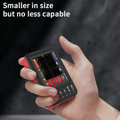 Oscilloscope portable 4-en-1 ZOYI ZT-700, bande passante 10 MHz, avec fonction d'émulateur de programmeur et enregistreur de formes d'onde