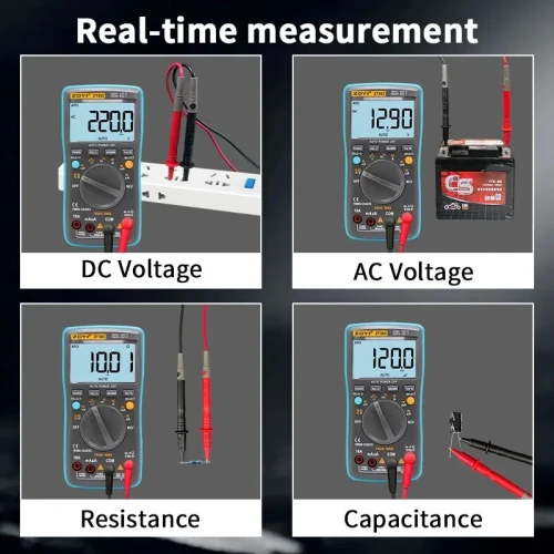 Multimètre numérique ZOYI ZT-303, véritable valeur efficace, 19999 points, plage automatique, voltmètre, ampèremètre, testeur pour l'électronique
