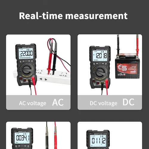 ZOYI 25000 compte ZT-225 haute précision gamme automatique multimètre intelligent électricien anti-brûlure entretien multi-usages aut
